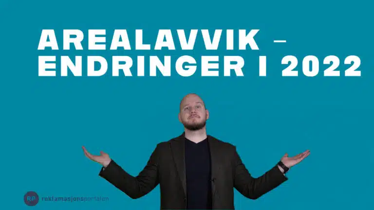 Arealavvik arealsvikt 2022