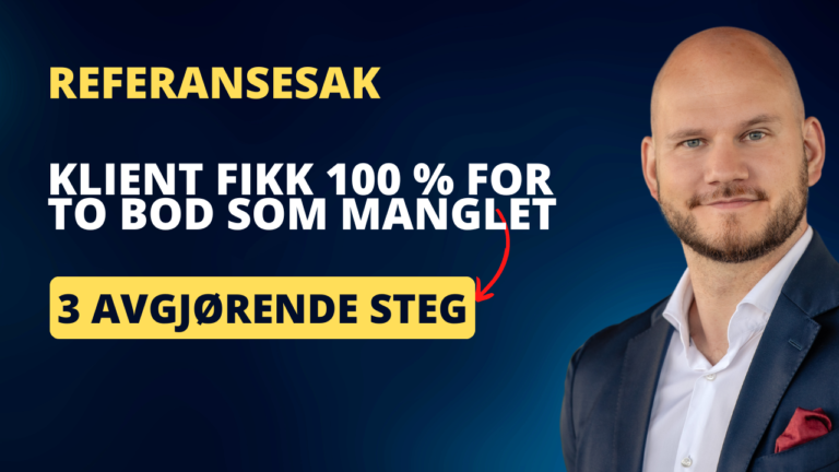 Selgers opplysningsplikt - manglet bod