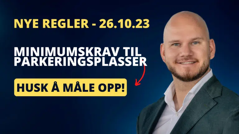 minimumskrav til parkeringsplasser 2024