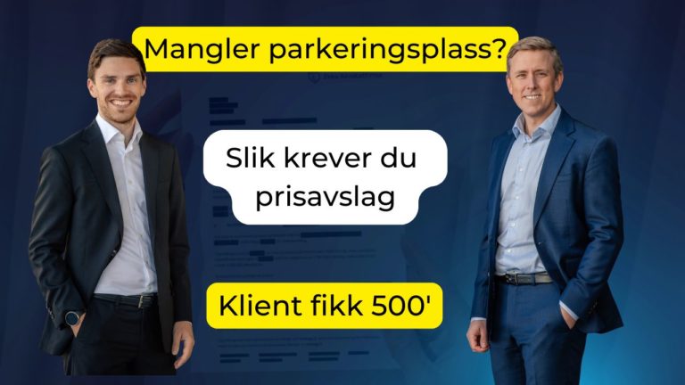 prisavslag parkeringsplass