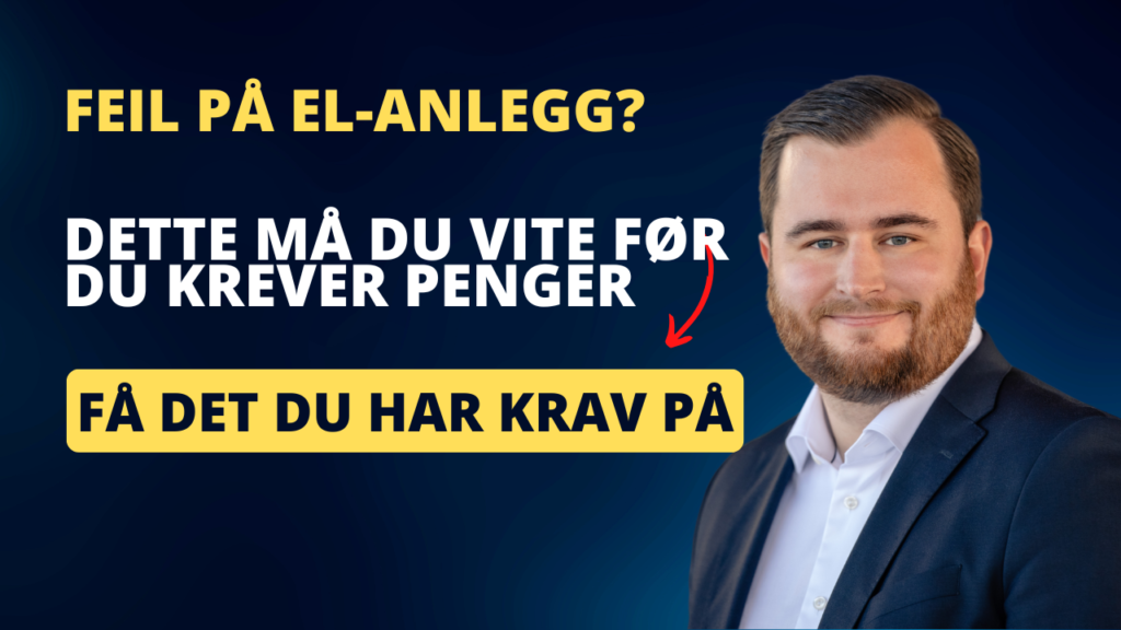 Feil på elektrisk anlegg